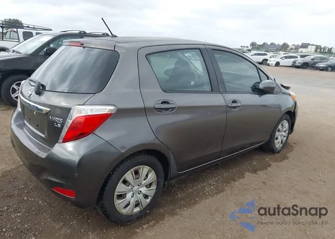 2013 Toyota Yaris Le z USA, uszkodzony, nr VIN JTDKTUD30DD562605